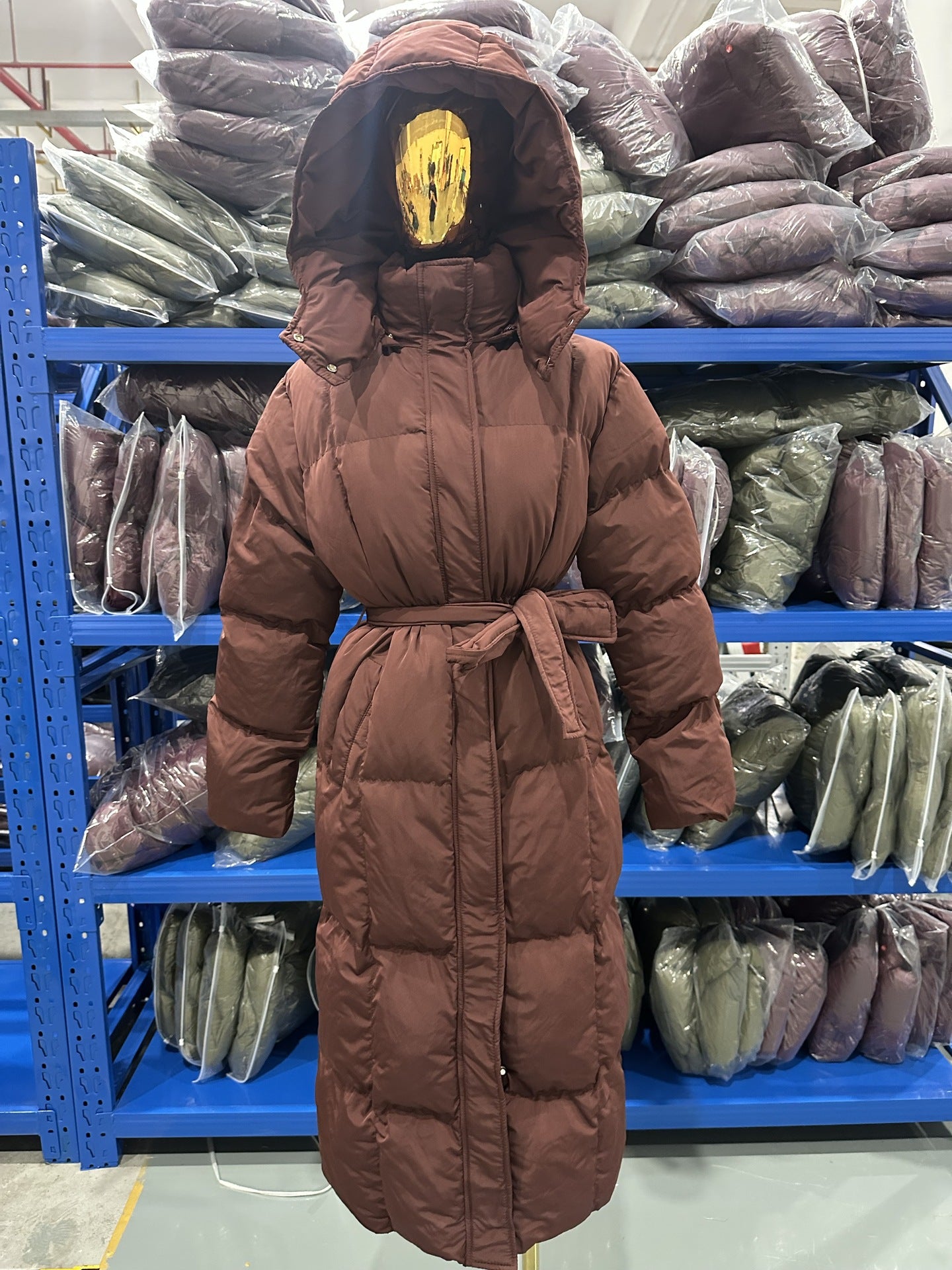 Winter -style down jacket for women, mid-length, stylish, warm and youthful coat for petite women